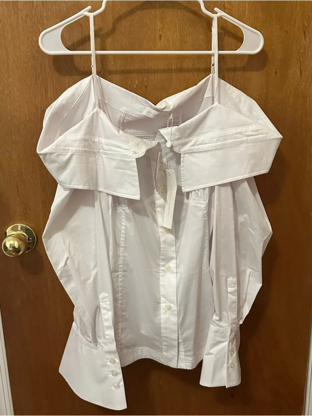 Jonathan Simkhai Cold Shoulder Top - Picture 2 of 5